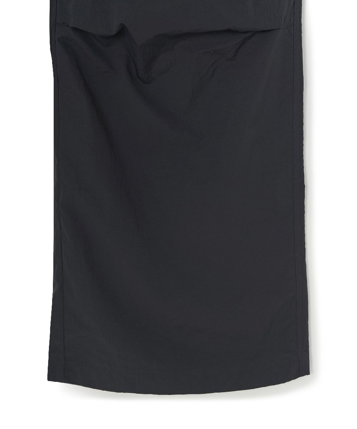 엠엘비(MLB) 여성 고프코어 글로시 하이웨이스트 카고 와이드 플레어 팬츠 NY (D.Charcoal Grey)
