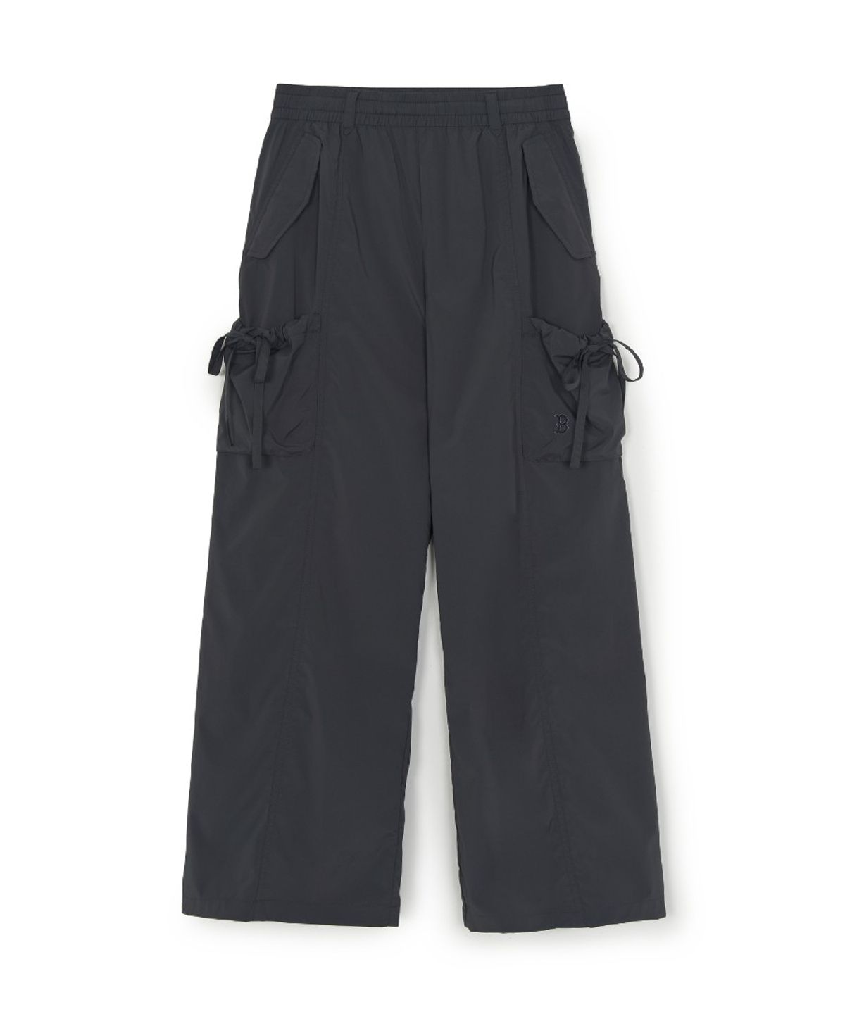 엠엘비(MLB) 여성 고프코어 초경량 리본 카고 세미와이드 팬츠 BOS (D.Charcoal Grey)