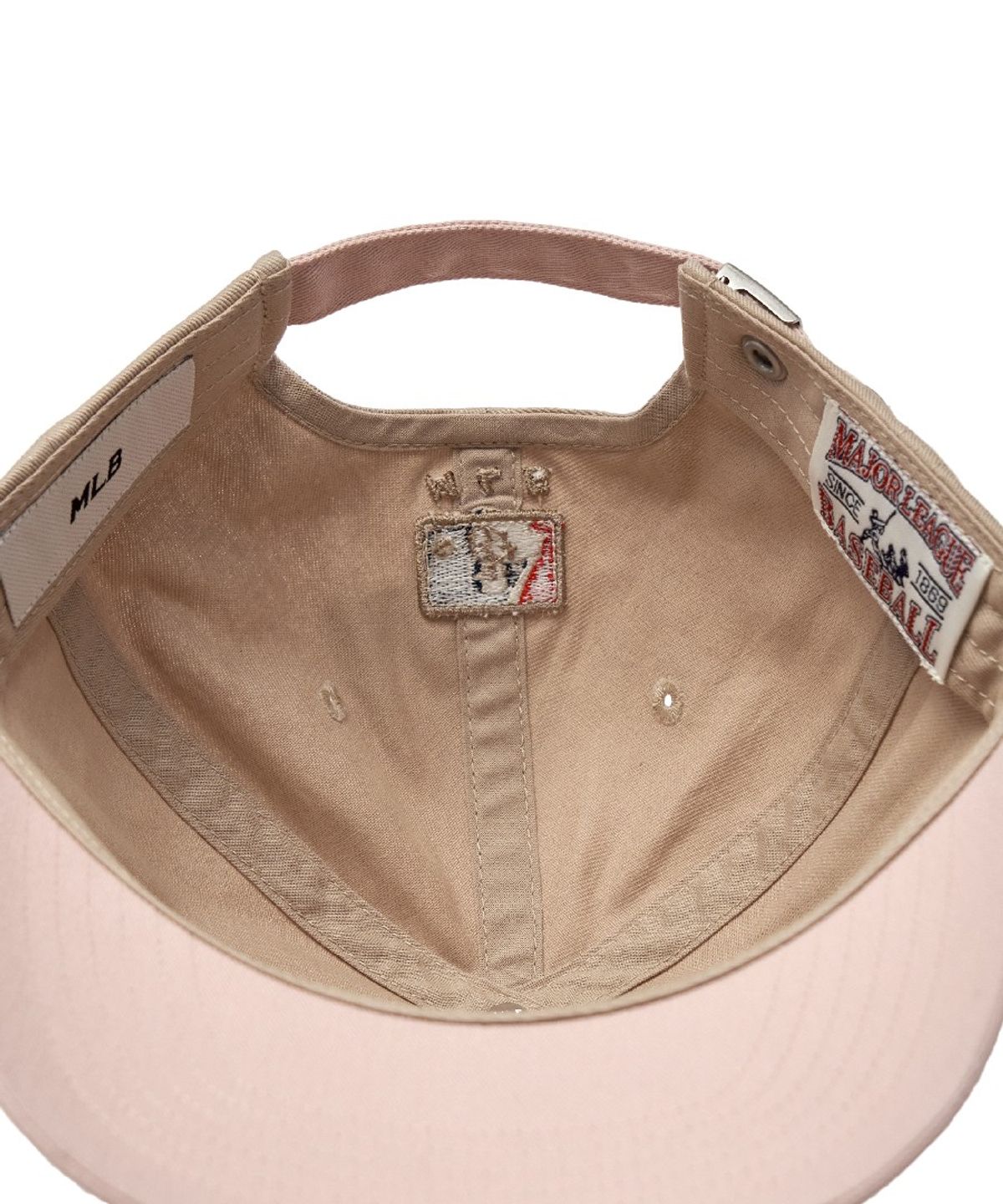 엠엘비(MLB) Q핏 배색 언스트럭쳐 볼캡 NY (Mg.Sand)