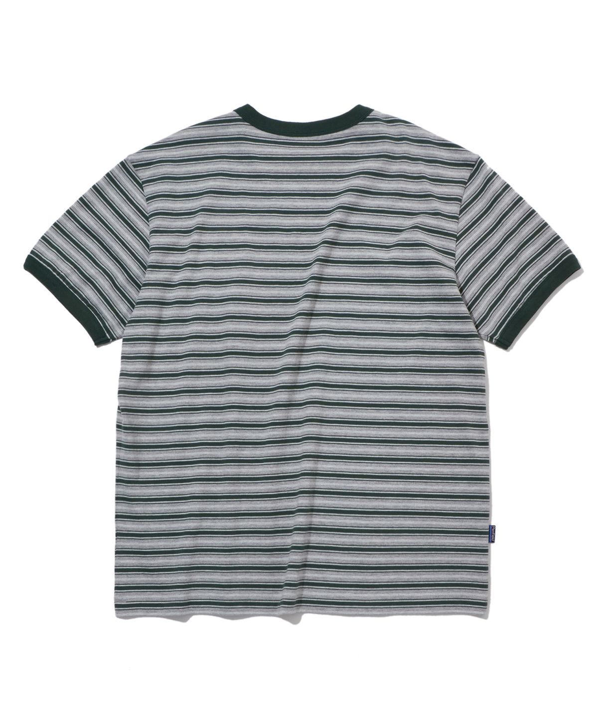 펜필드(PENFIELD) 멀티 스트라이프 세일러 맨 반팔 티셔츠 그레이_FS2KT32U