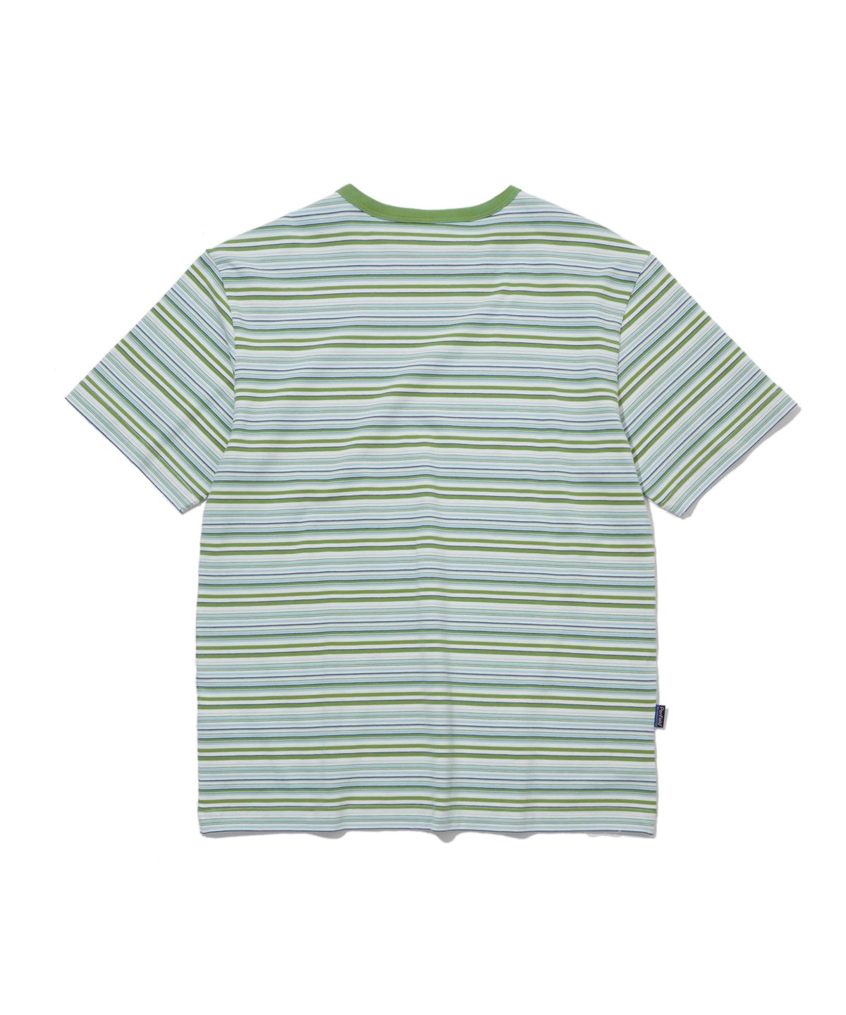펜필드(PENFIELD) 멀티 스트라이프 세일러 맨 반팔 티셔츠 그린_FS2KT31U