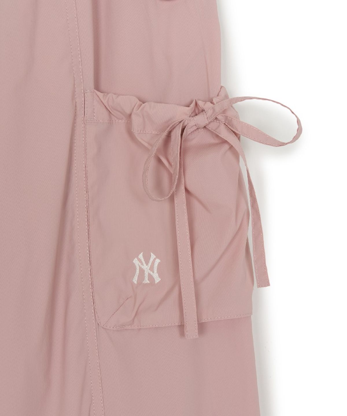 엠엘비(MLB) 여성 고프코어 초경량 리본 카고 세미와이드 팬츠 NY (L.Pink)