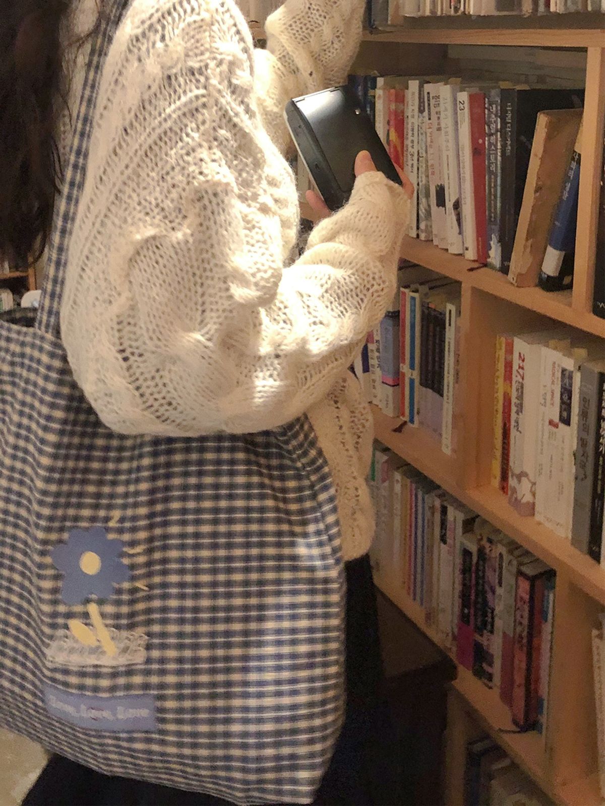오부니(OVUNI) 에브리데이 패브릭백_러브,러브,러브