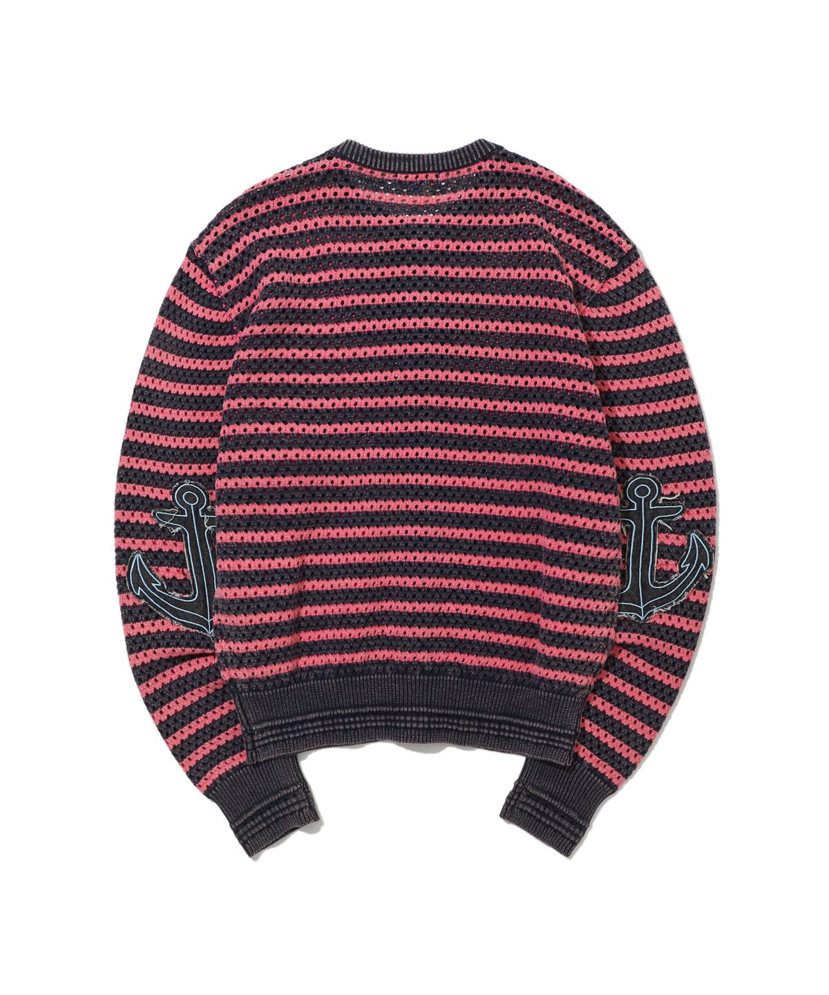 펜필드(PENFIELD) 워시드 스테이트 크루넥 가디건 챠콜_FS2NJ40U