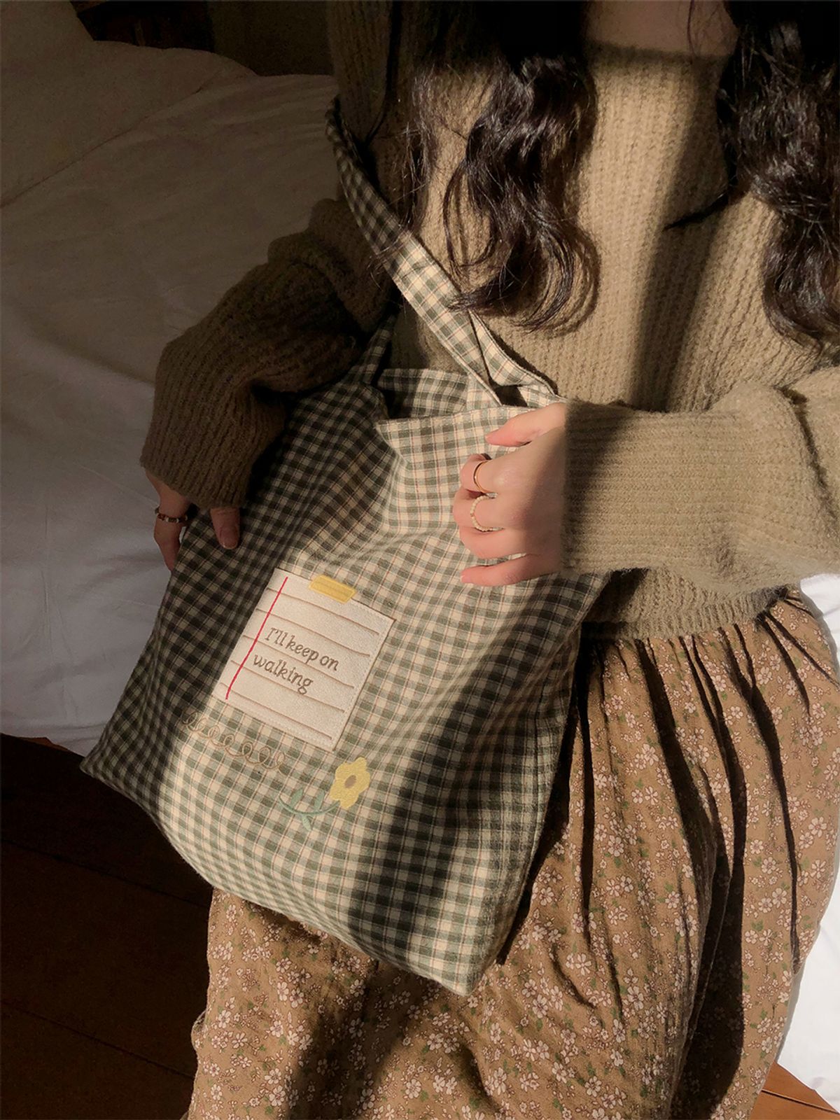 오부니(OVUNI) 에브리데이 패브릭백_아이 윌 킵 워킹