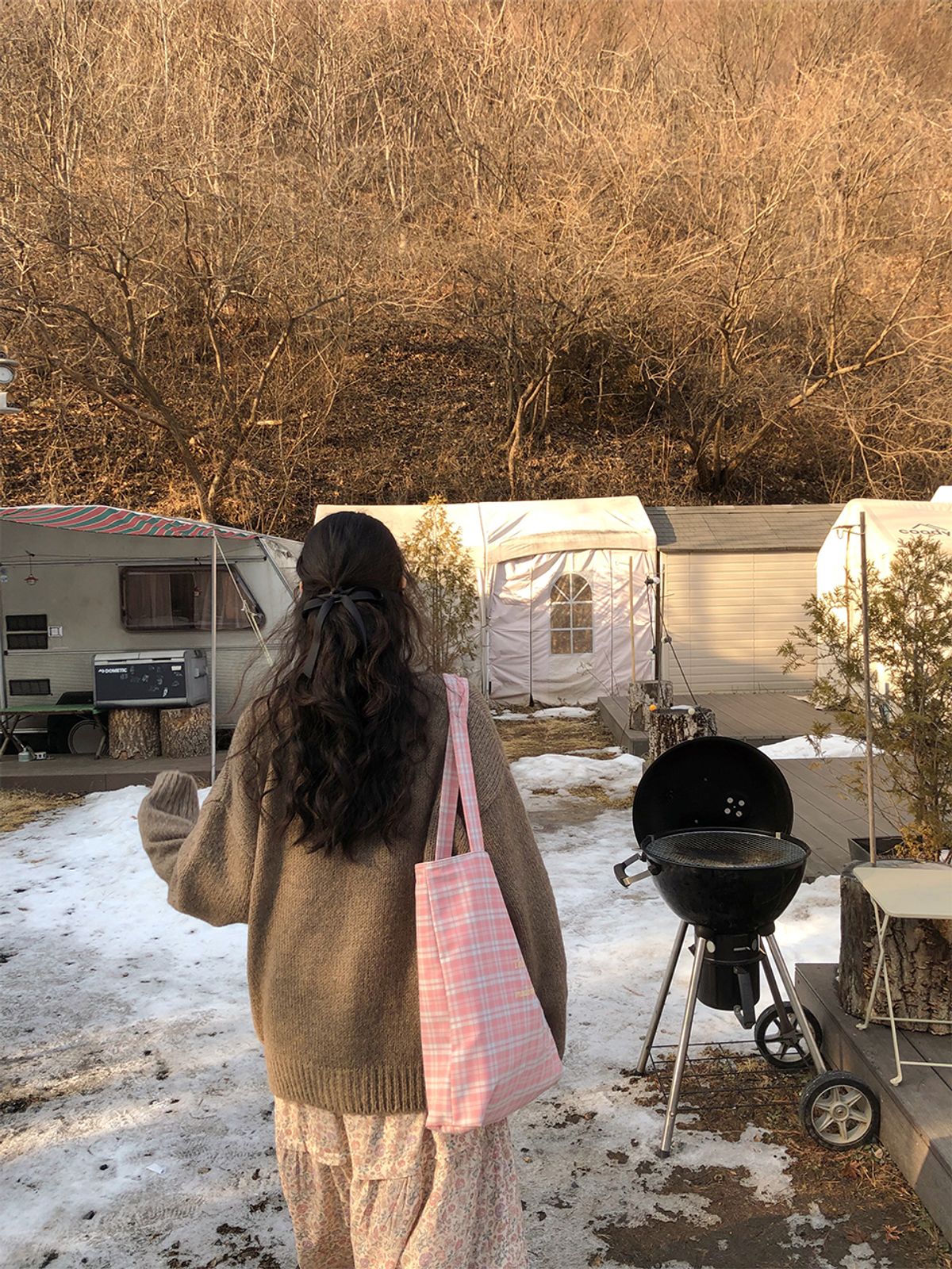 오부니(OVUNI) 에브리데이 패브릭백_디스 플라워 메이드 마이 데이