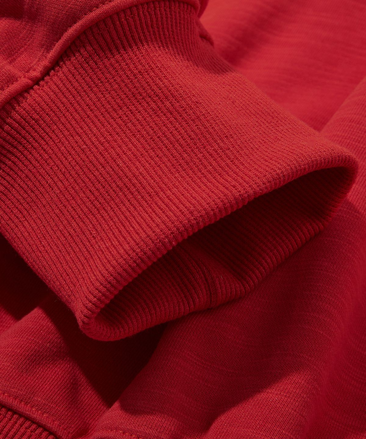 펜필드(PENFIELD) 하프집업 페이디드 슬럽 롱슬리브 레드_FS2KJ60U