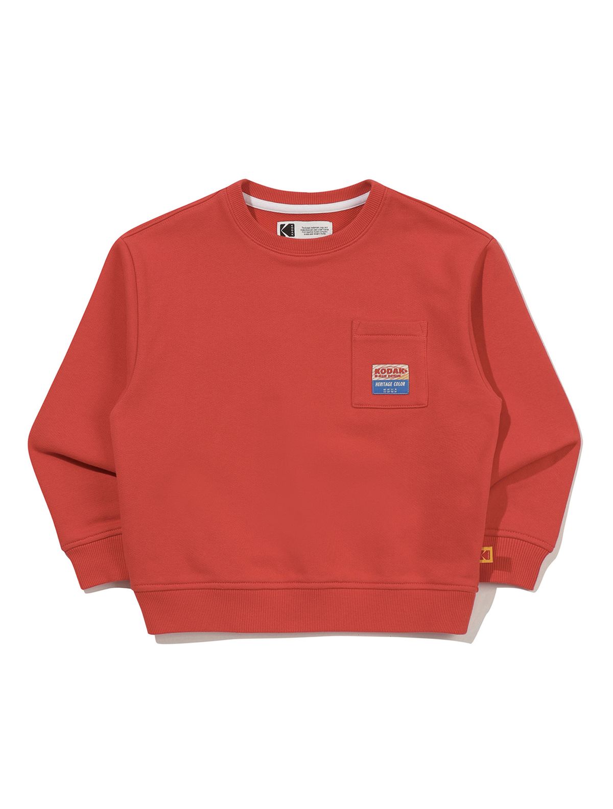 코닥 키즈(KODAK KIDS) RGB 쭈리 맨투맨 키즈 RED