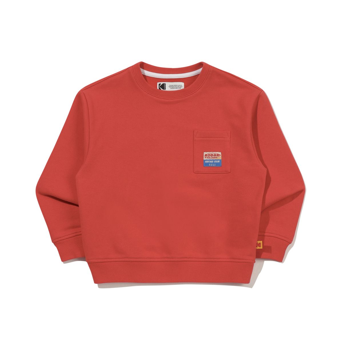 코닥 키즈(KODAK KIDS) RGB 쭈리 맨투맨 키즈 RED