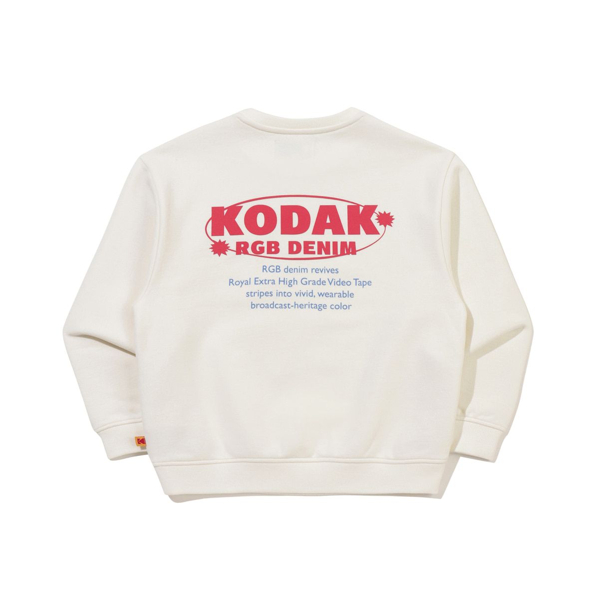 코닥 키즈(KODAK KIDS) RGB 쭈리 맨투맨 키즈 IVORY
