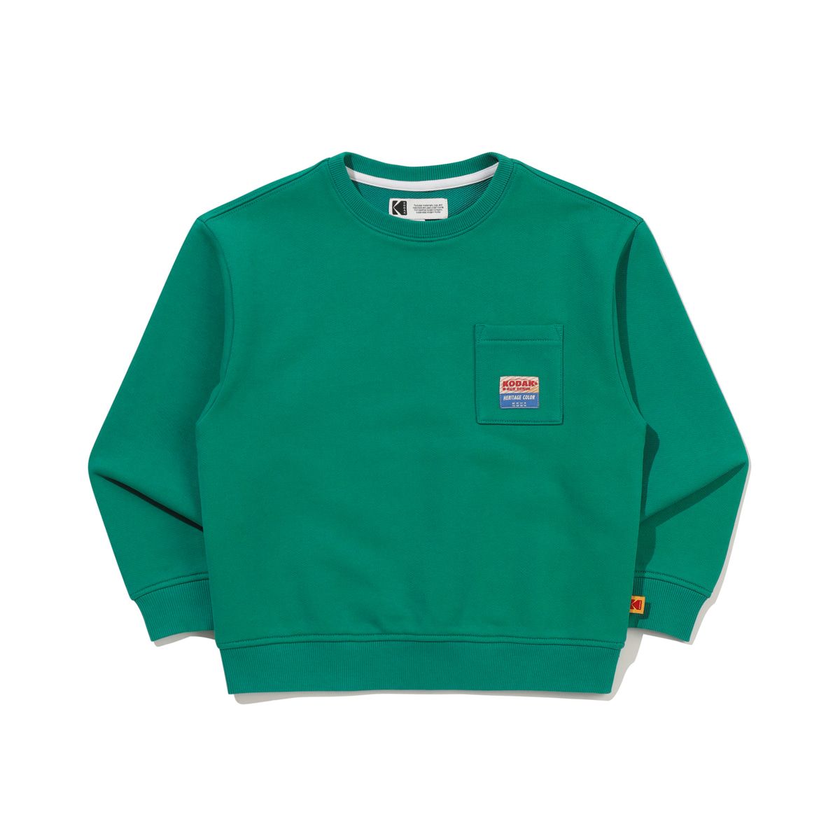 코닥 키즈(KODAK KIDS) RGB 쭈리 맨투맨 키즈 GREEN