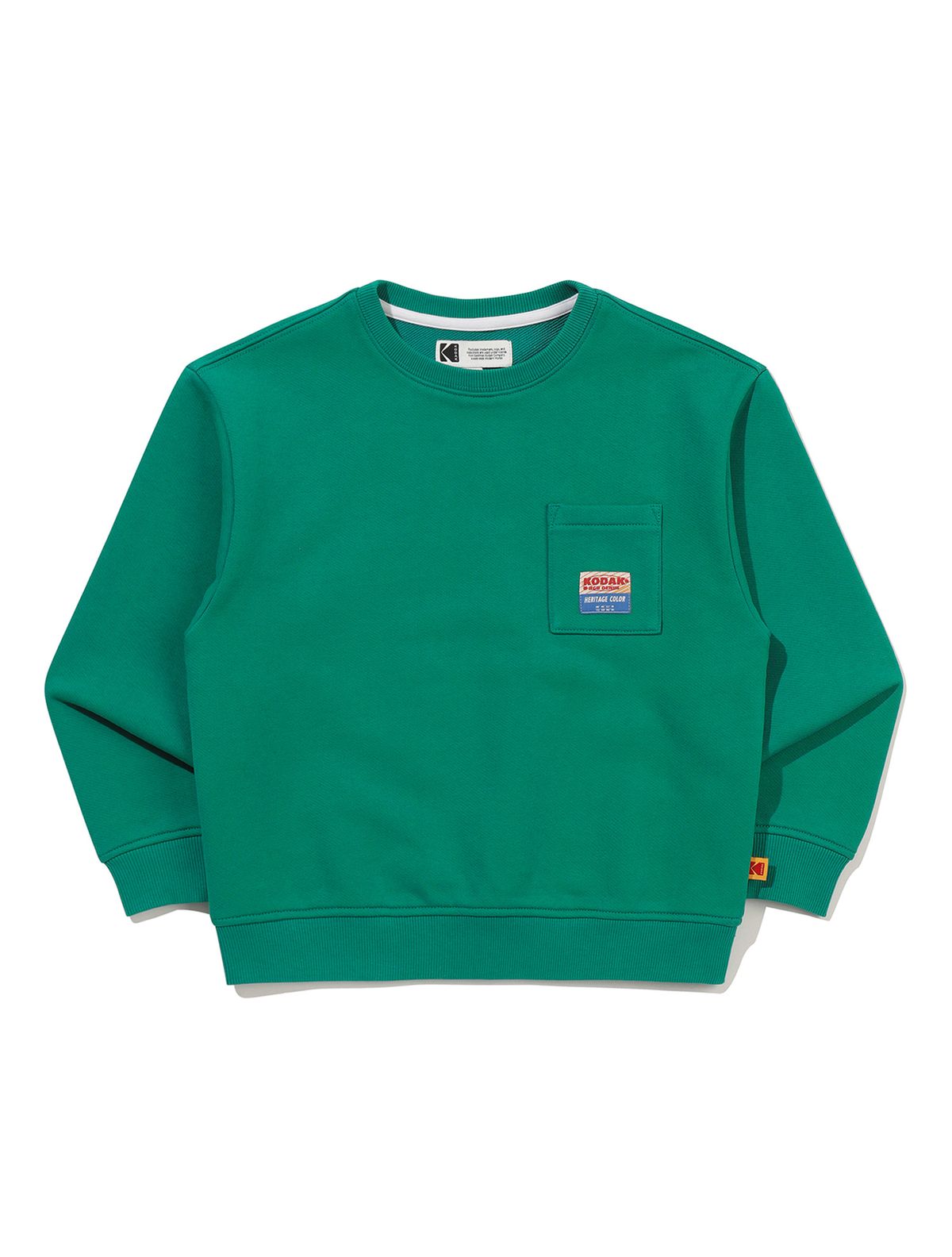 코닥 키즈(KODAK KIDS) RGB 쭈리 맨투맨 키즈 GREEN