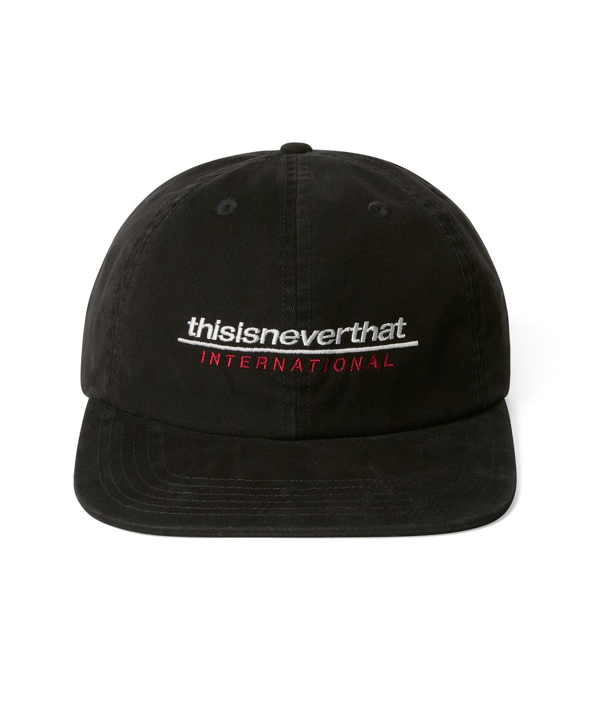디스이즈네버댓(THISISNEVERTHAT) SP INTL-Logo Cap Black