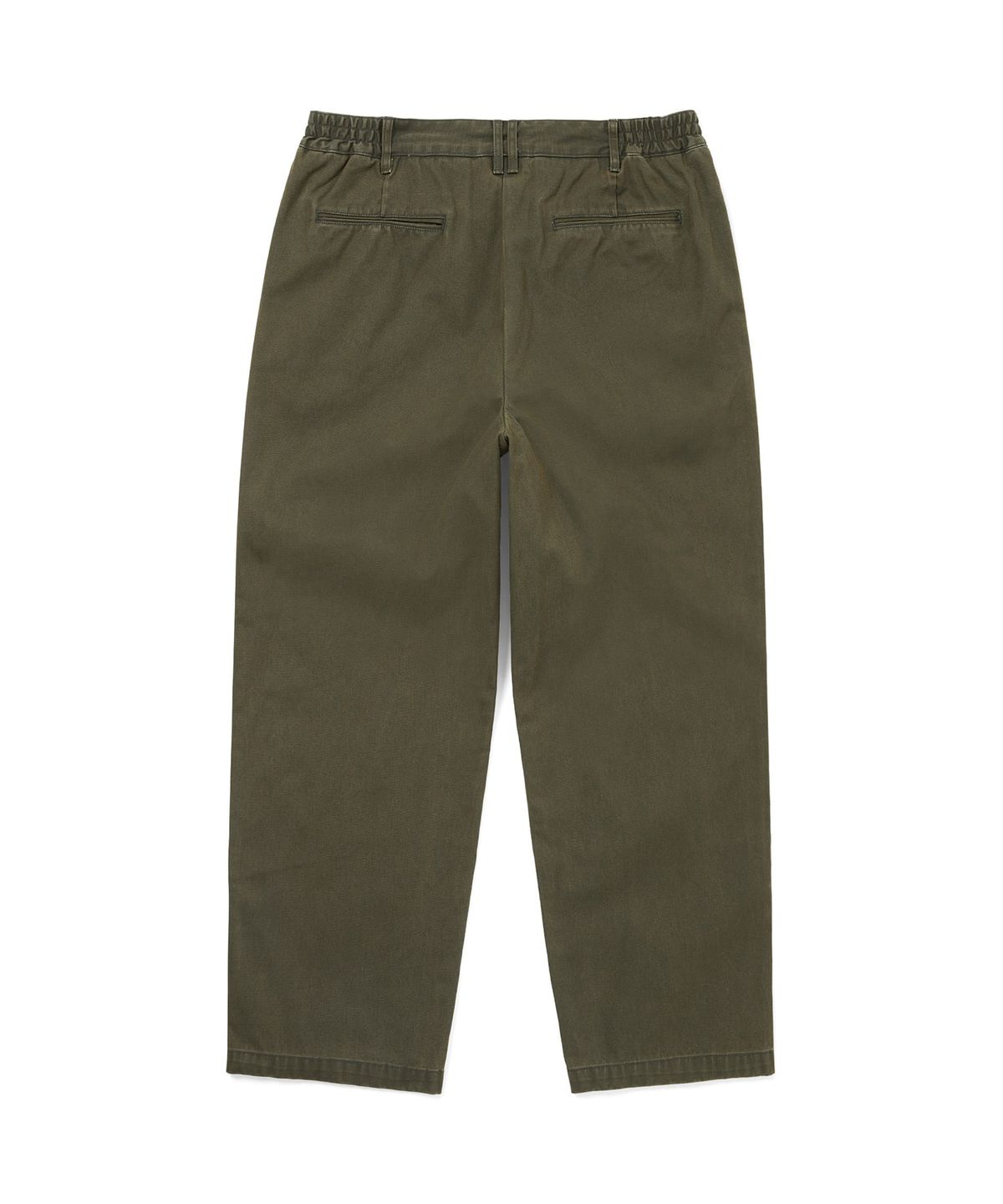 디스이즈네버댓(THISISNEVERTHAT) Double Pleated Wide Pant Dark Olive