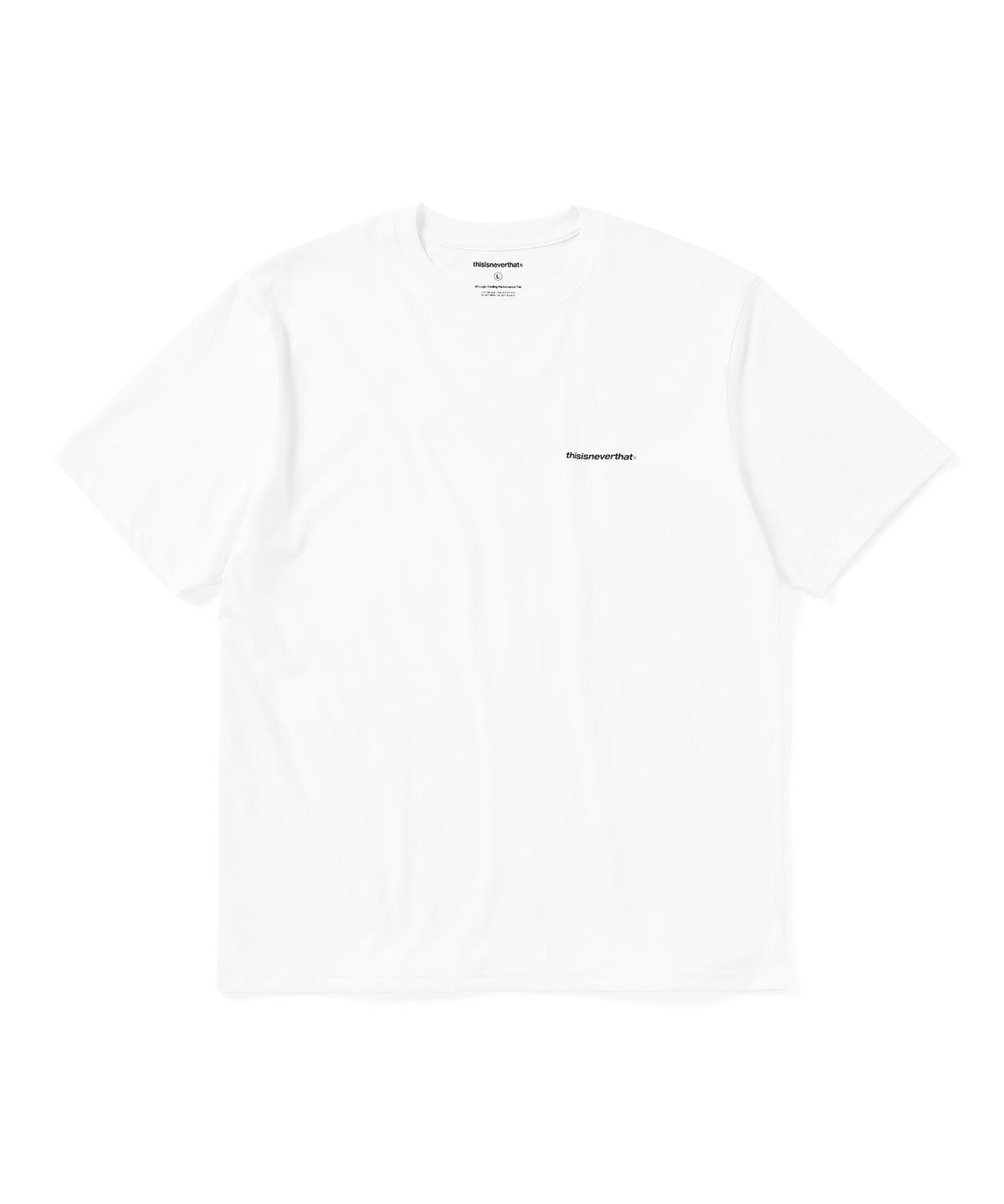 디스이즈네버댓(THISISNEVERTHAT) SP-Logo Cooling Performance Tee White/Black
