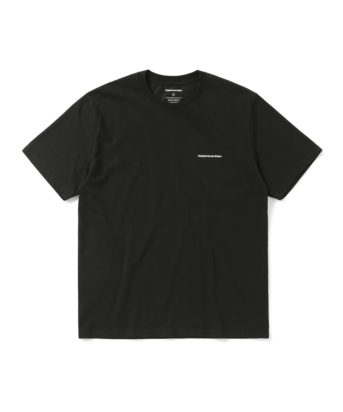 디스이즈네버댓(THISISNEVERTHAT) SP-Logo Cooling Performance Tee White/Black