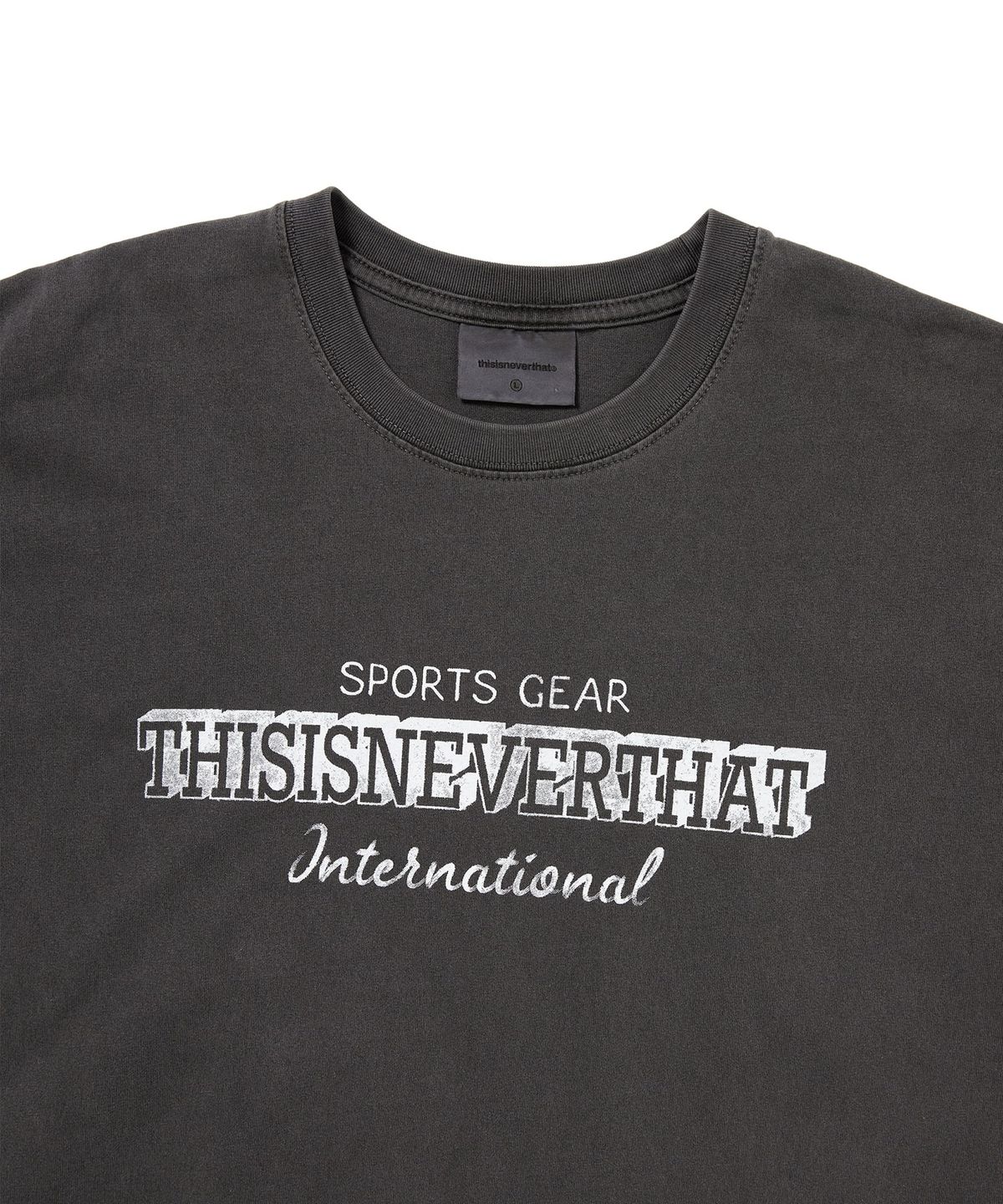 디스이즈네버댓(THISISNEVERTHAT) S.G. INTL. Tee Charcoal