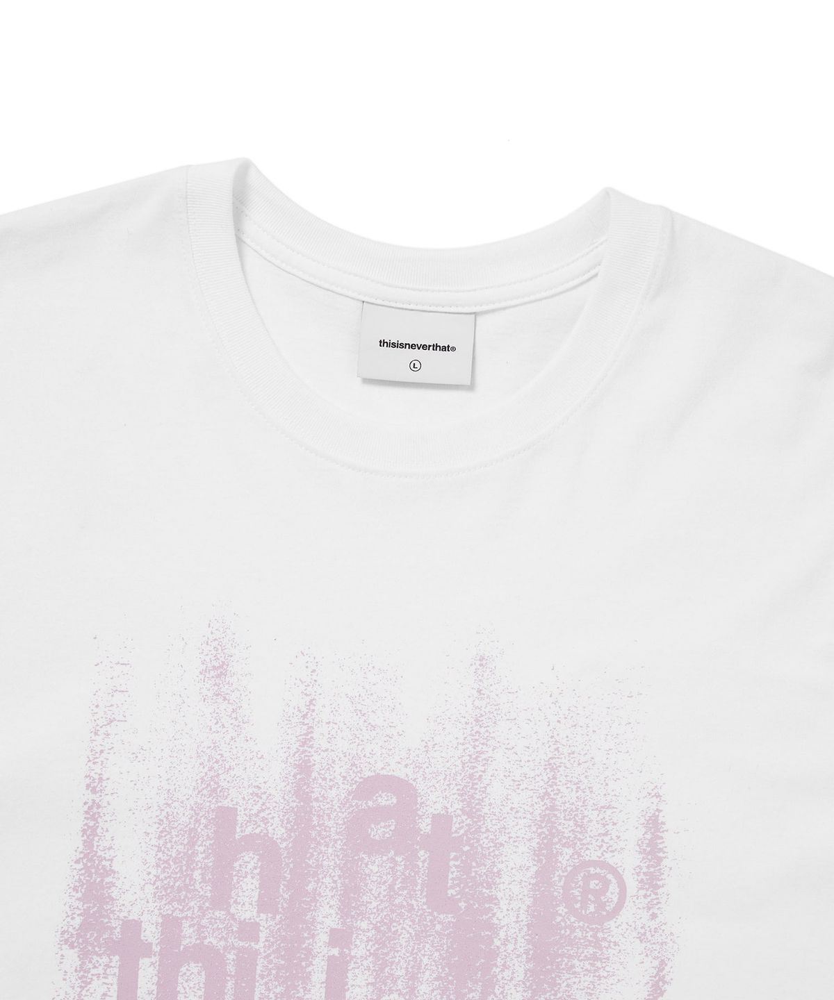 디스이즈네버댓(THISISNEVERTHAT) Brushed Paint Tee White