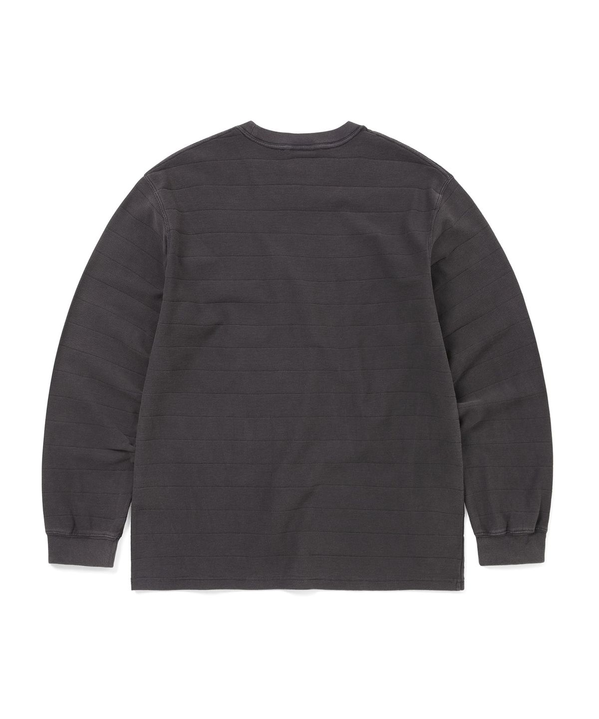 디스이즈네버댓(THISISNEVERTHAT) Border Jacquard L/S Tee Off Black