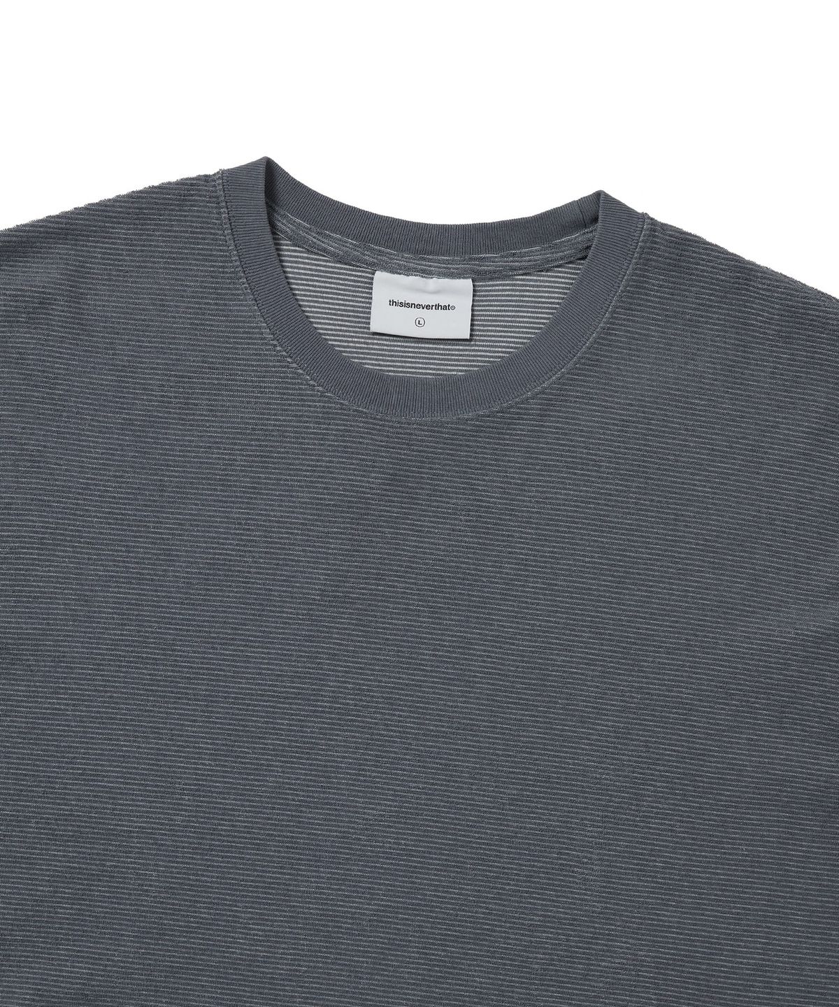 디스이즈네버댓(THISISNEVERTHAT) C-Logo Wale L/S Tee Ink