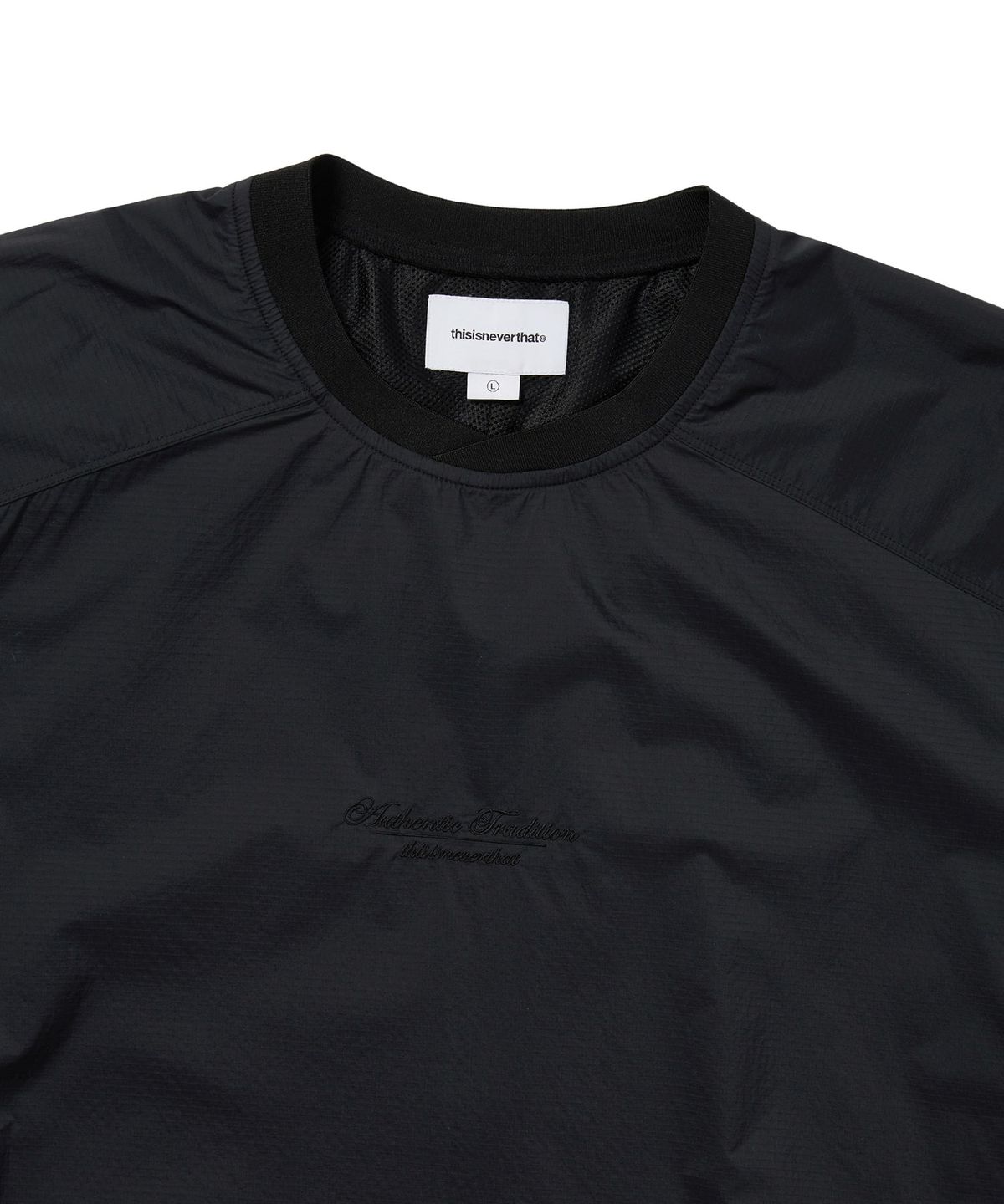 디스이즈네버댓(THISISNEVERTHAT) PERTEX® EQ Wind Pullover Black