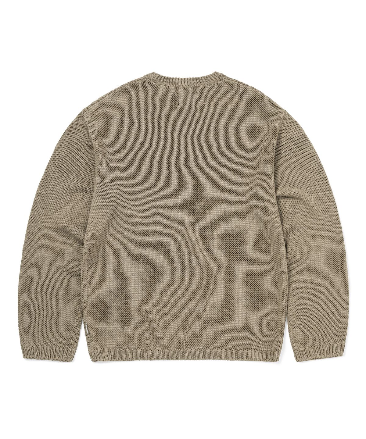 디스이즈네버댓(THISISNEVERTHAT) Loose Gauge Knit Crew Light Brown