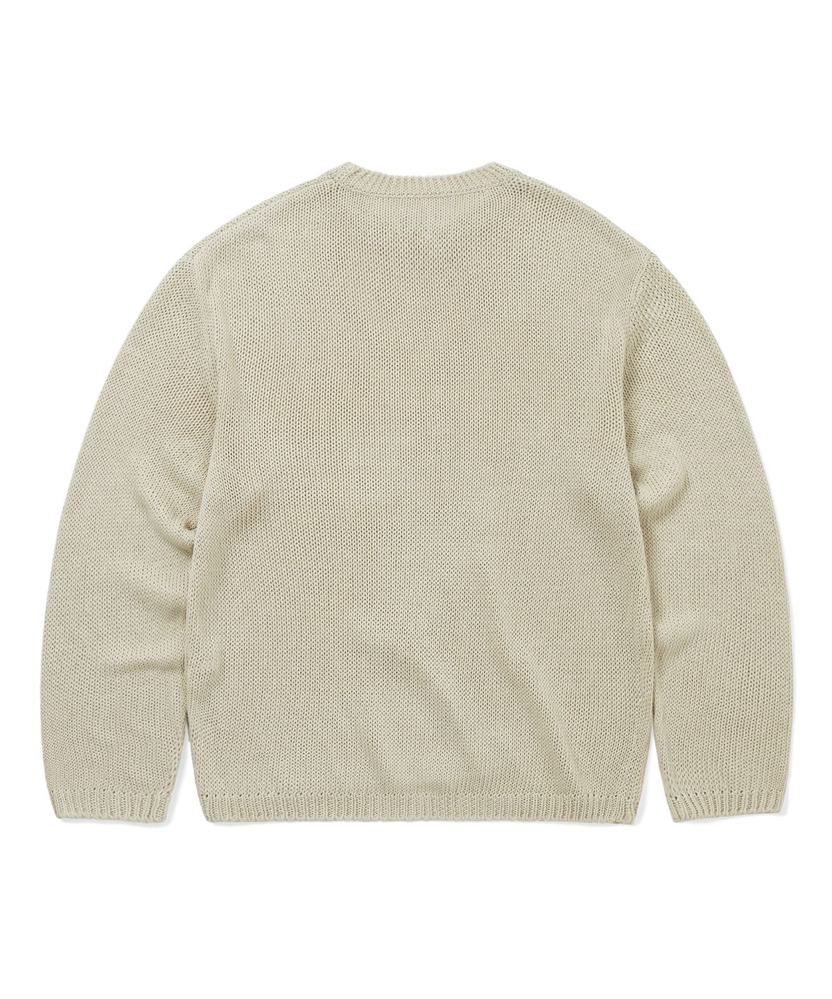 디스이즈네버댓(THISISNEVERTHAT) Loose Gauge Knit Crew Dusty Ivory