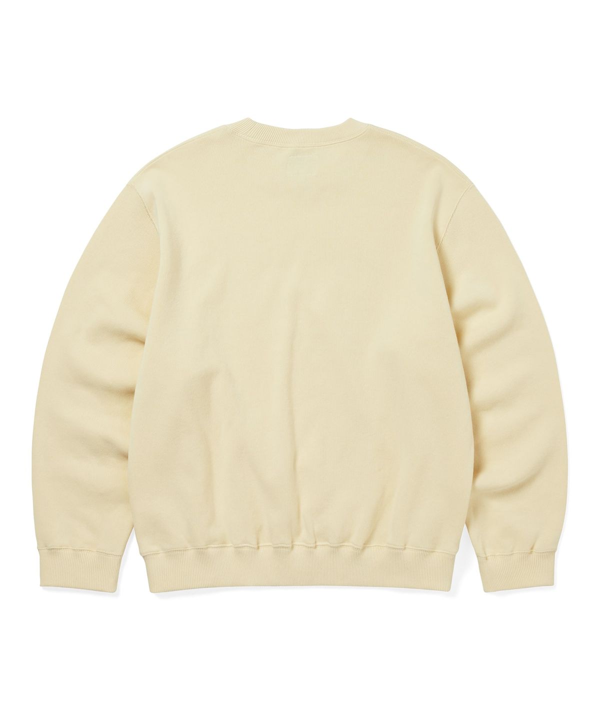 디스이즈네버댓(THISISNEVERTHAT) Basic Note Crewneck Pale Lemon