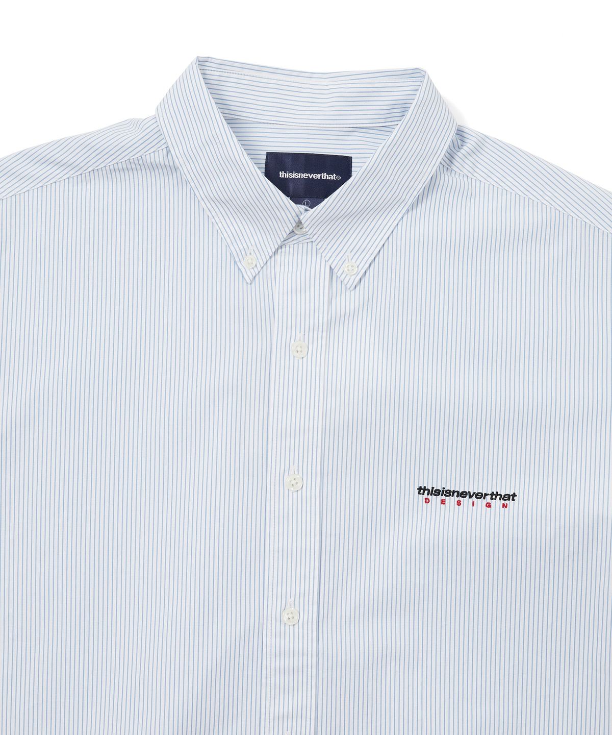 디스이즈네버댓(THISISNEVERTHAT) DSN Striped Shirt White