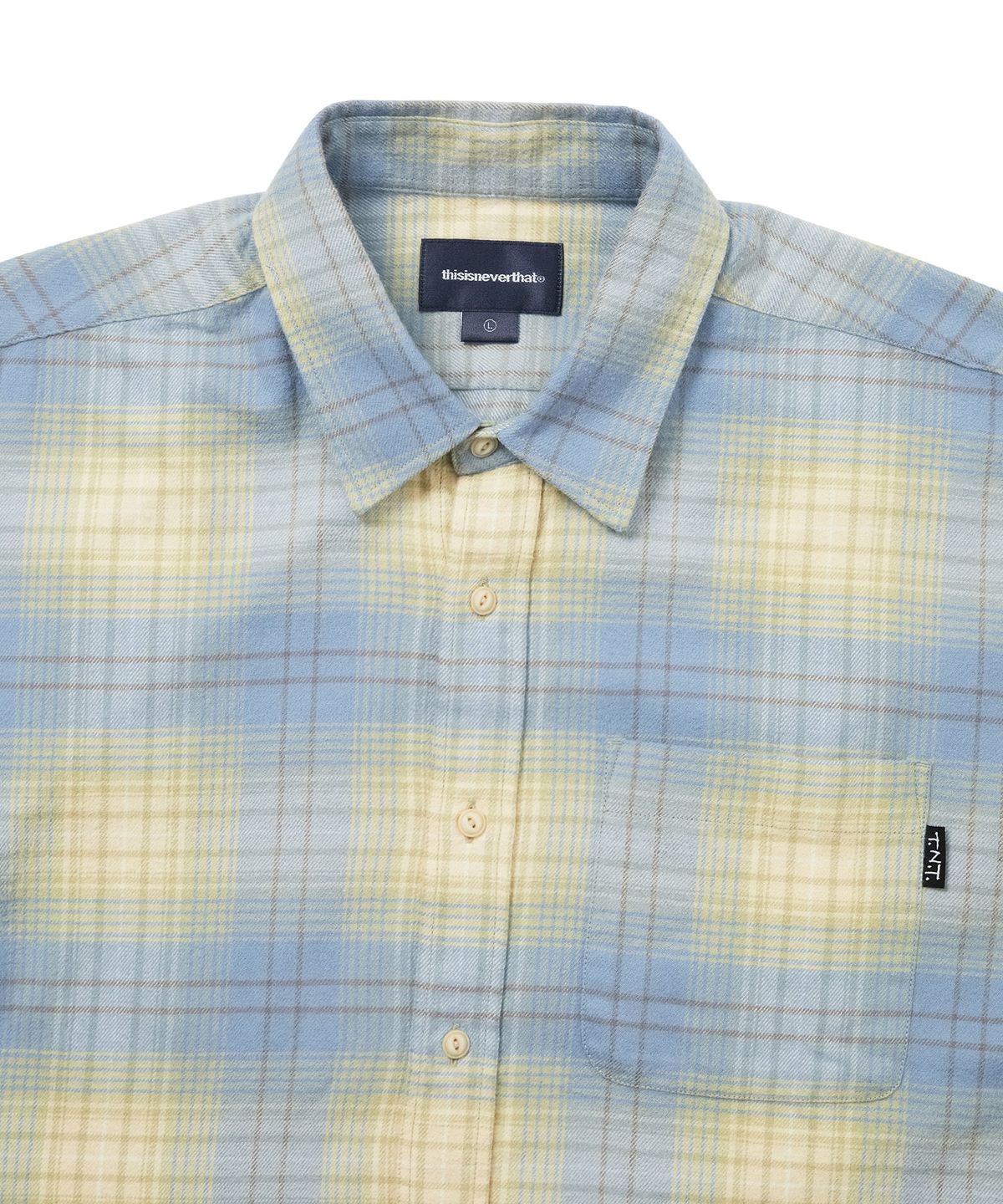 디스이즈네버댓(THISISNEVERTHAT) Flannel Check Shirt Yellow