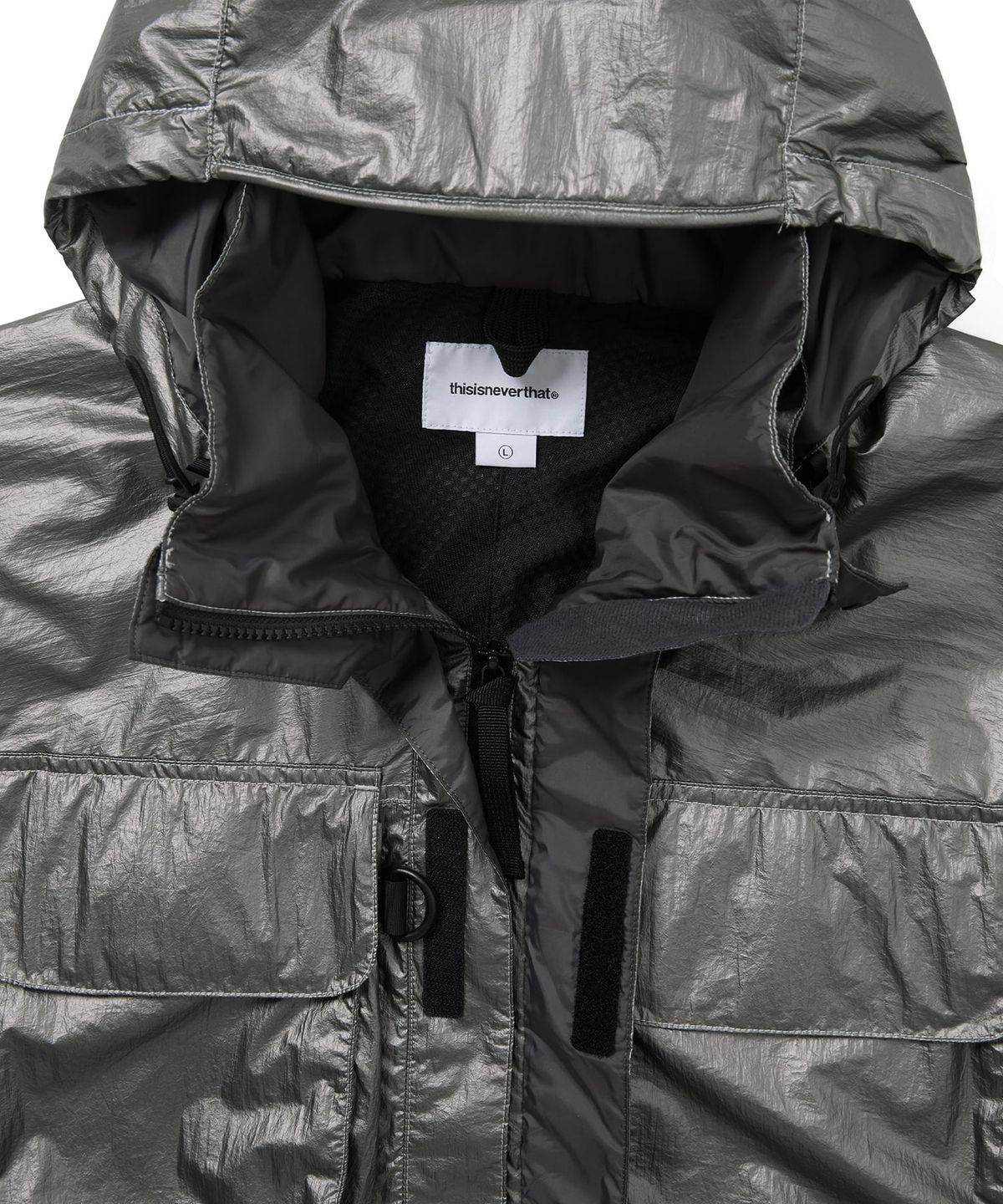 디스이즈네버댓(THISISNEVERTHAT) 2L Fishing Jacket Dark Silver