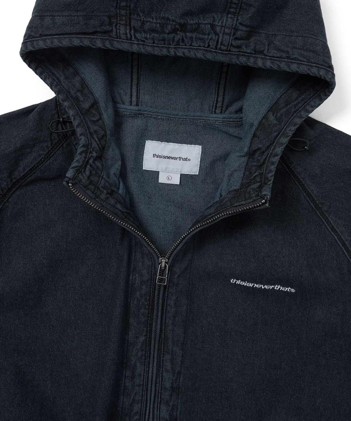 디스이즈네버댓(THISISNEVERTHAT) SP-Logo Denim Windbreaker Navy
