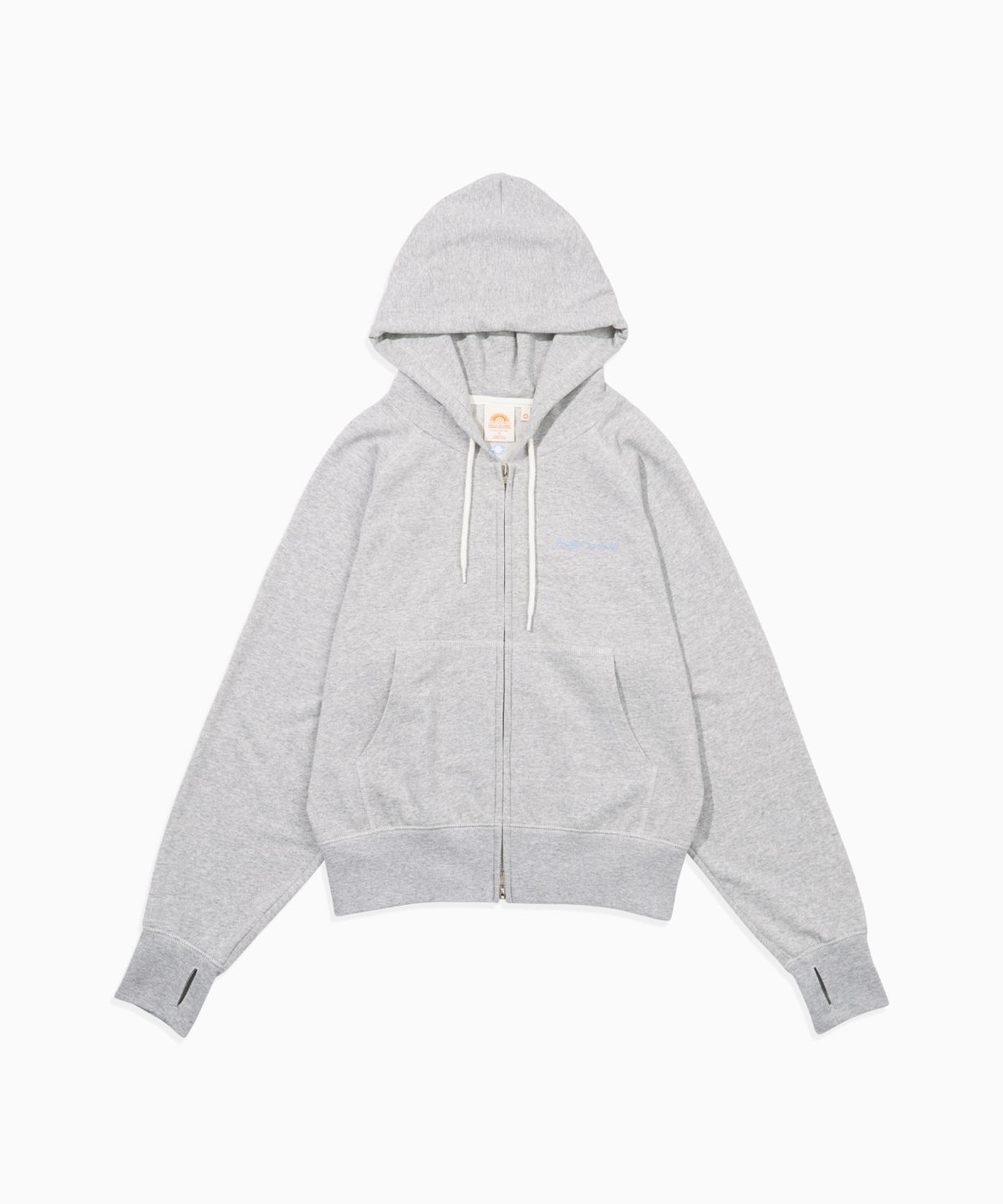 헬로 선라이즈(HELLO SUNRISE) HS Sweat Zip-Up Hoodie (W)_Gray