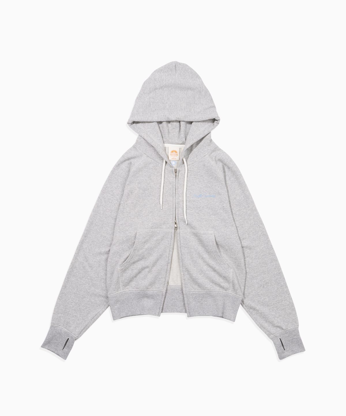 헬로 선라이즈(HELLO SUNRISE) HS Sweat Zip-Up Hoodie (W)_Gray