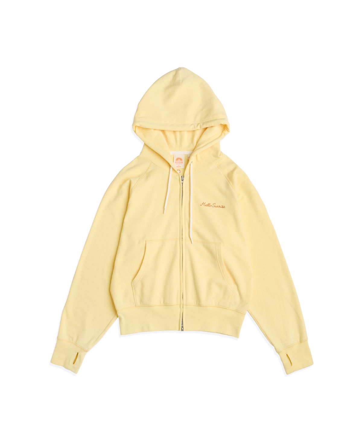 헬로 선라이즈(HELLO SUNRISE) HS Sweat Zip-Up Hoodie (W)_Yellow