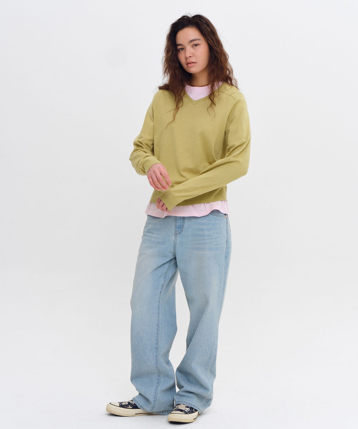 헬로 선라이즈(HELLO SUNRISE) Sunrise Regular 5P pants_VTG Blue