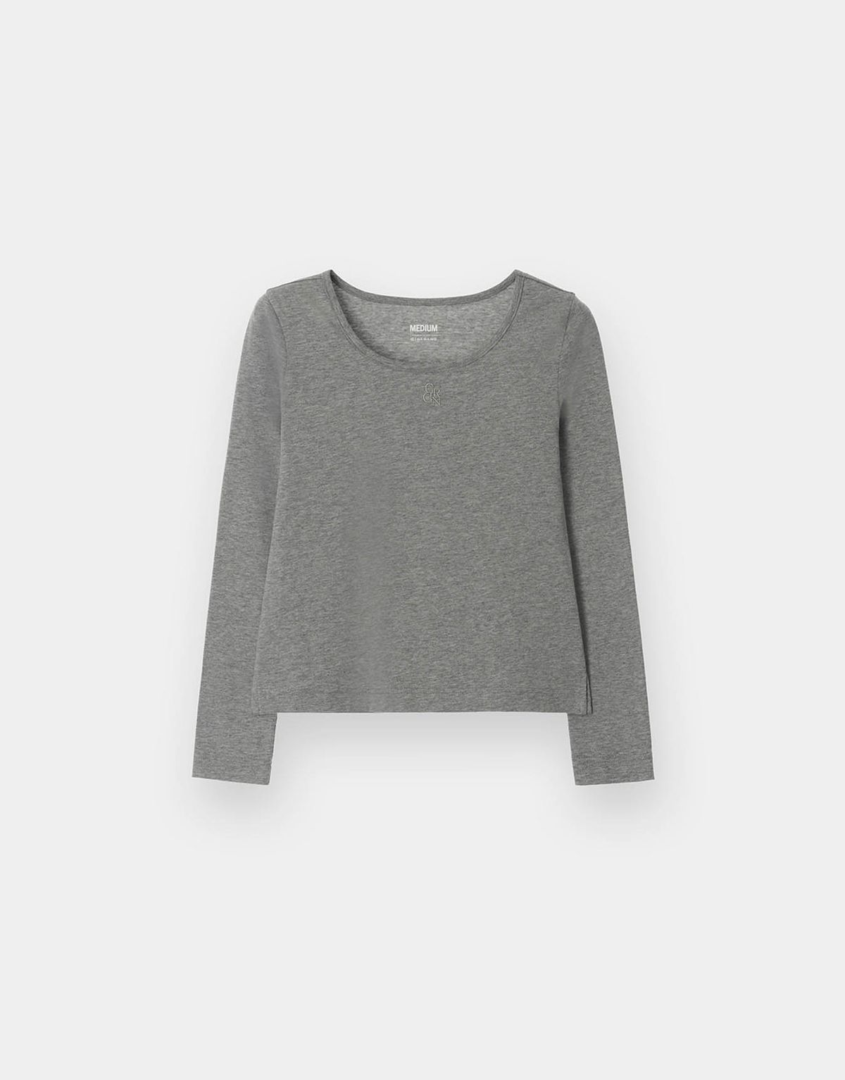 지오다노(GIORDANO) 스쿱넥 슬림핏 긴팔 티셔츠 326503 [3color]