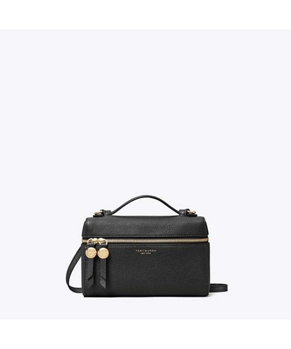 토리버치(TORYBURCH) 슬립 탑 핸들 - 블랙