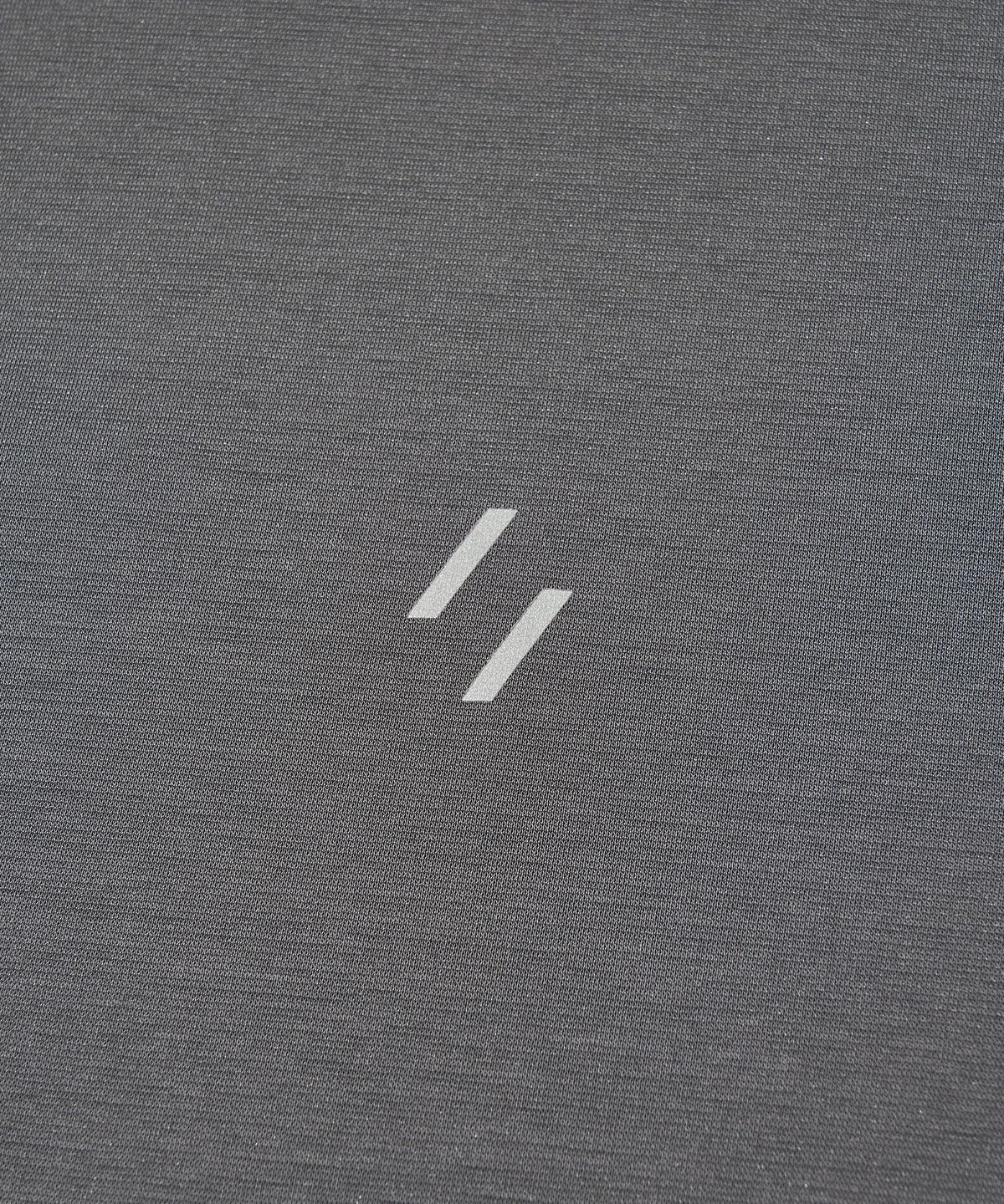 웰터 익스페리먼트(WELTER EXPERIMENT) FLEXICH LONG SLEEVES T-SHIRT_CHARCOAL