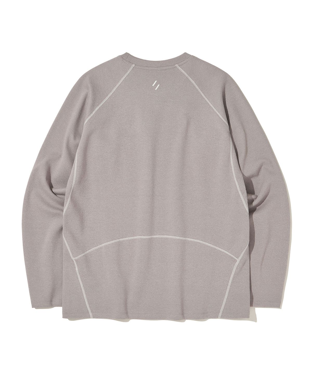웰터 익스페리먼트(WELTER EXPERIMENT) PONTEX LONG SLEEVES T-SHIRT_LAVENDER