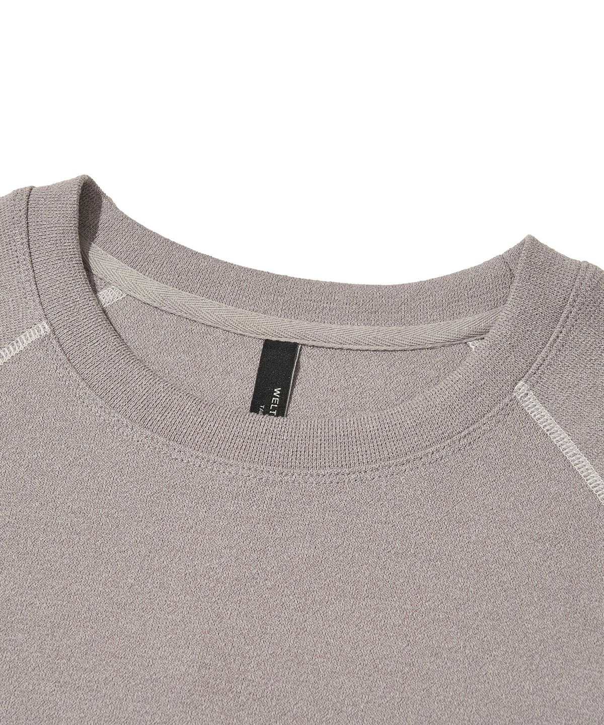 웰터 익스페리먼트(WELTER EXPERIMENT) PONTEX LONG SLEEVES T-SHIRT_LAVENDER