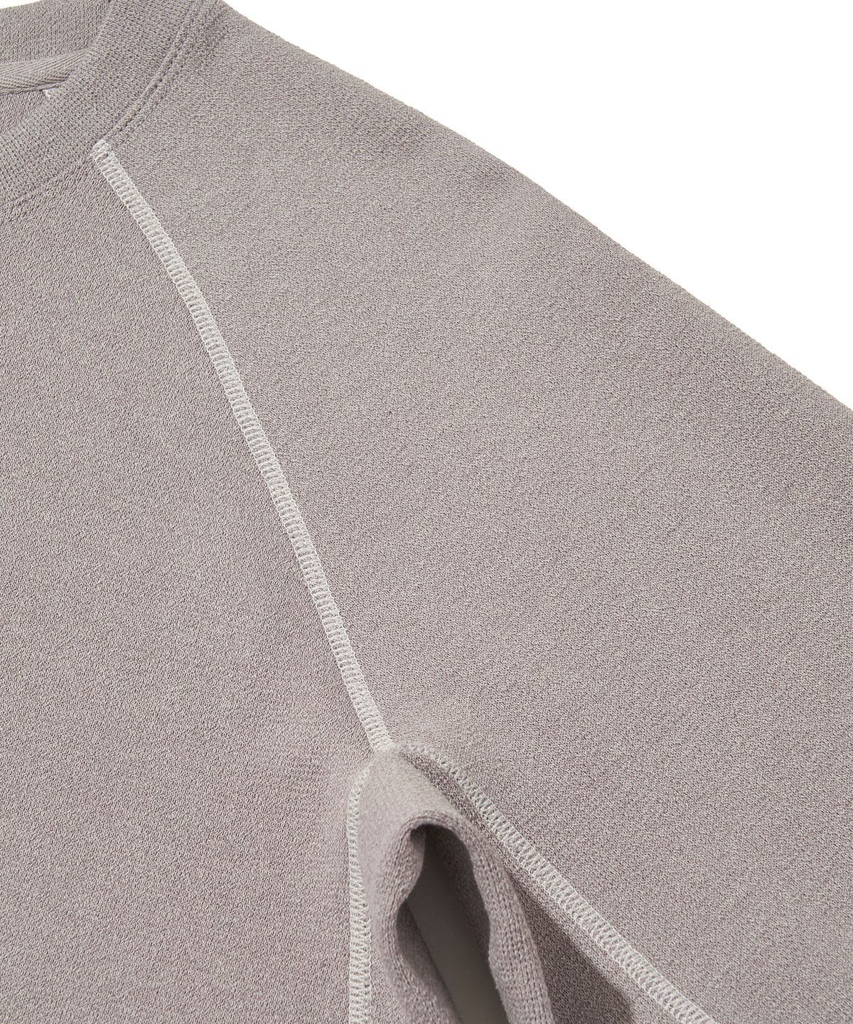 웰터 익스페리먼트(WELTER EXPERIMENT) PONTEX LONG SLEEVES T-SHIRT_LAVENDER