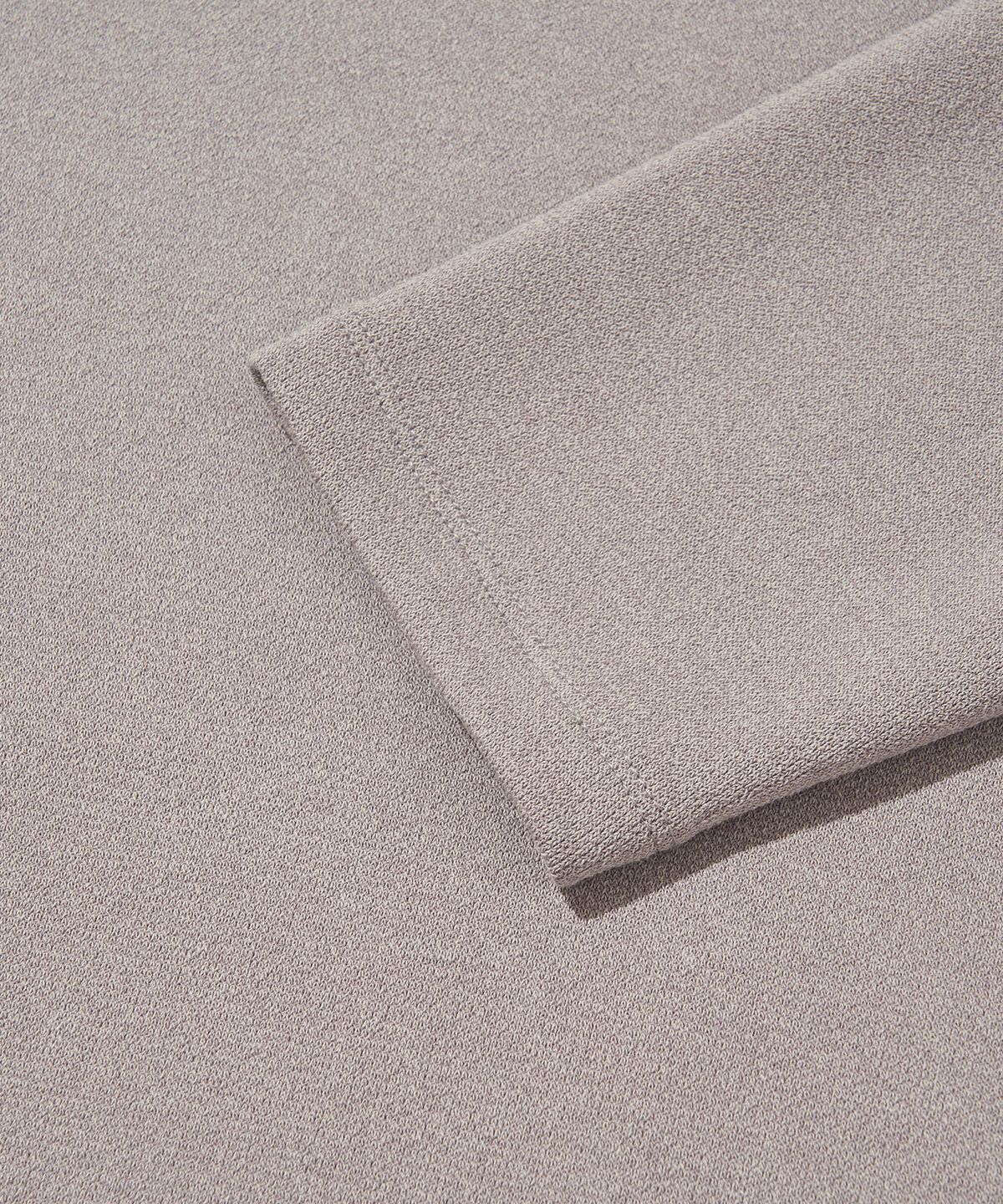 웰터 익스페리먼트(WELTER EXPERIMENT) PONTEX LONG SLEEVES T-SHIRT_LAVENDER