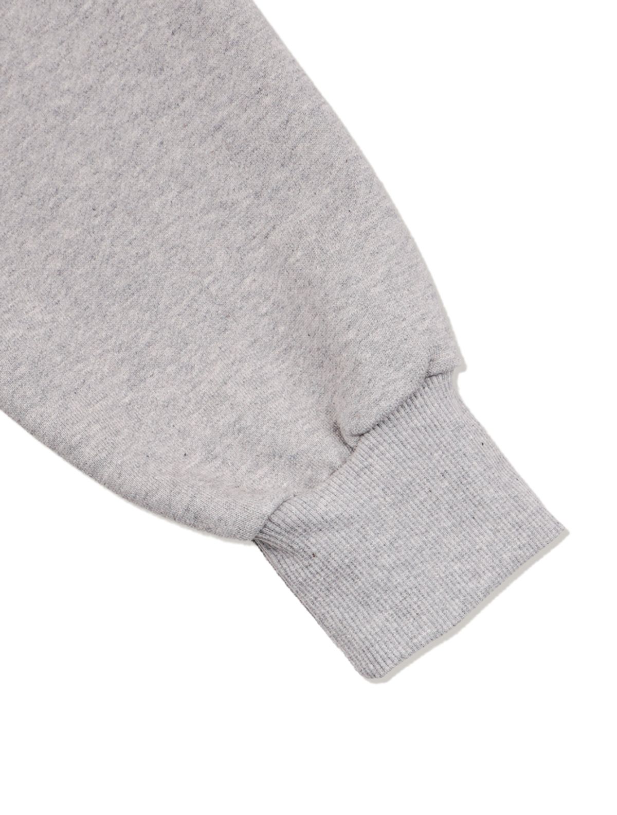 라 메종 스튜디오(LA MAISON STUDIO) BEAR FRIENDS OFF-SHOULDER SWEATSHIRTS MELANGRAY(FCG1TS732W)