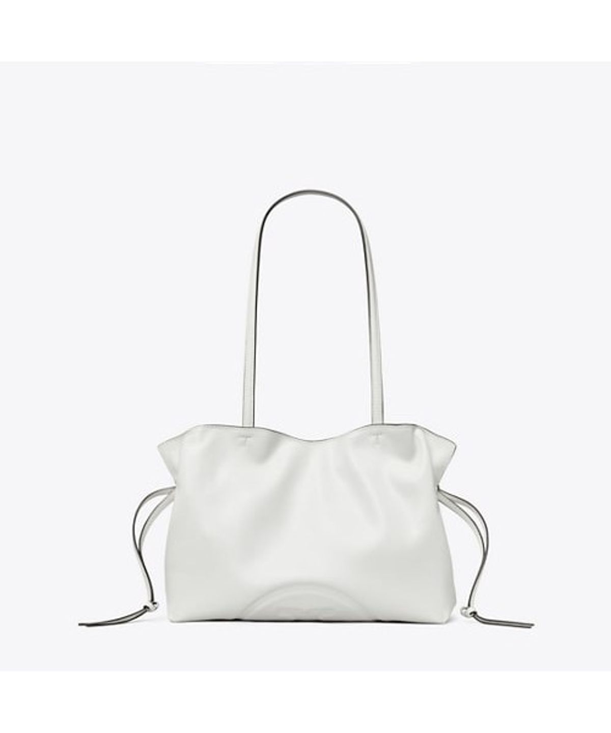 토리버치(TORYBURCH) 엘라 리사이클 드로스트링 스몰 토트 - 비앙코
