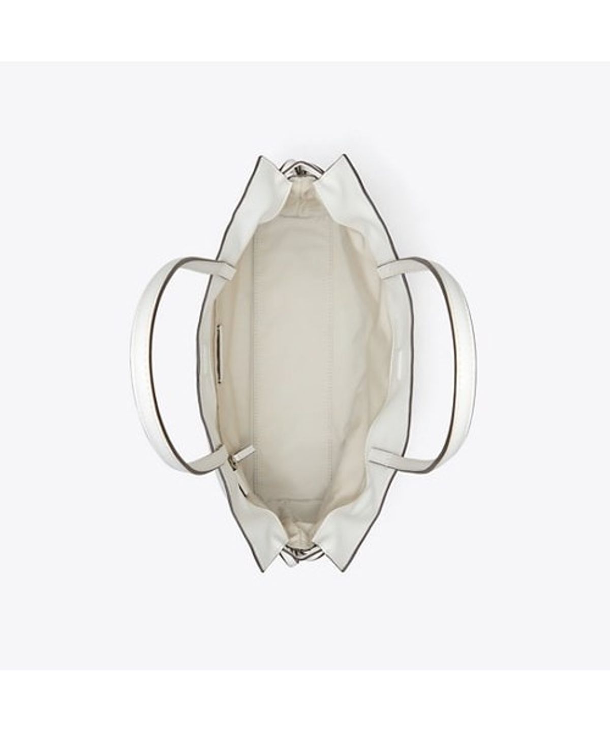토리버치(TORYBURCH) 엘라 리사이클 드로스트링 스몰 토트 - 비앙코