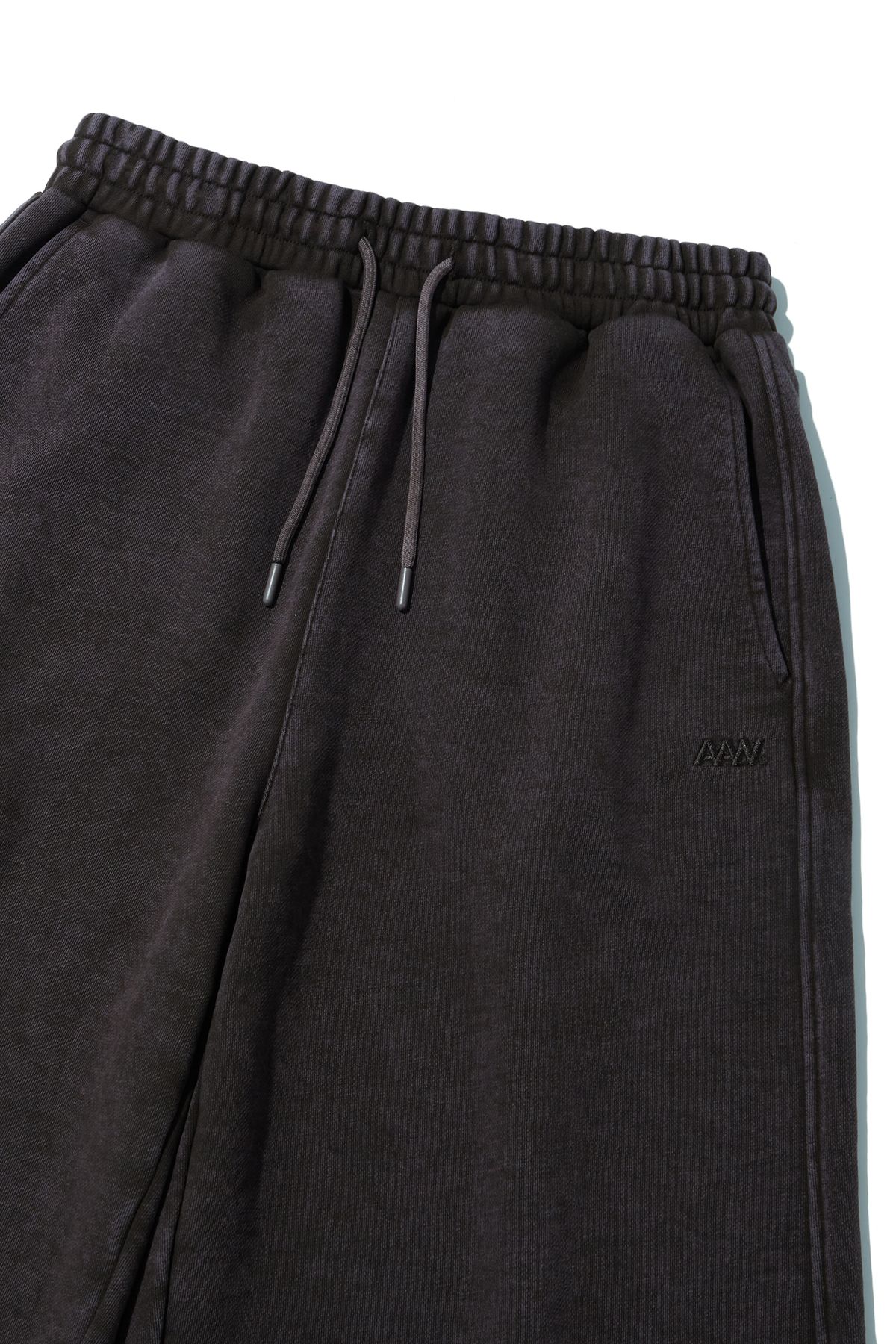 올어바웃뉴(ALL ABOUT NEW) 솔트 워싱 6부 져지 반바지 브라운 ANA2RM05ABR