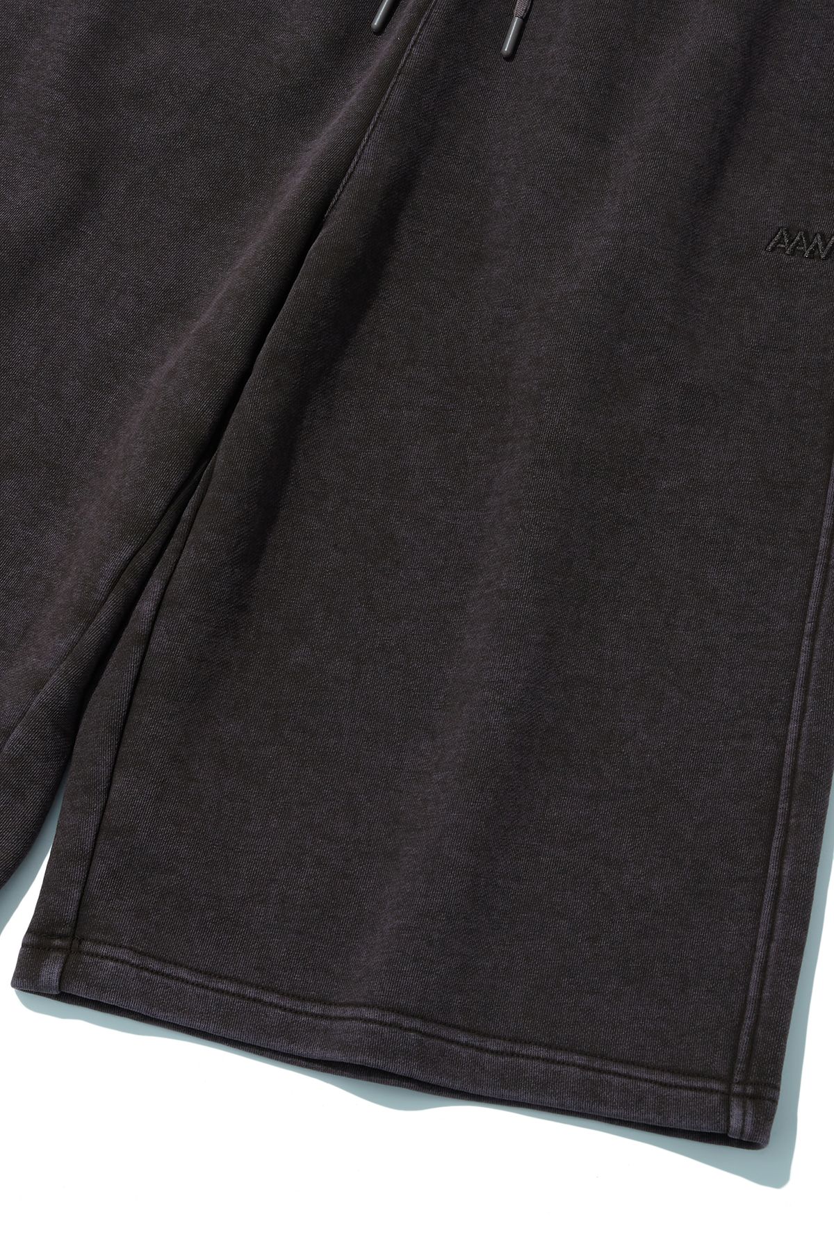 올어바웃뉴(ALL ABOUT NEW) 솔트 워싱 6부 져지 반바지 브라운 ANA2RM05ABR