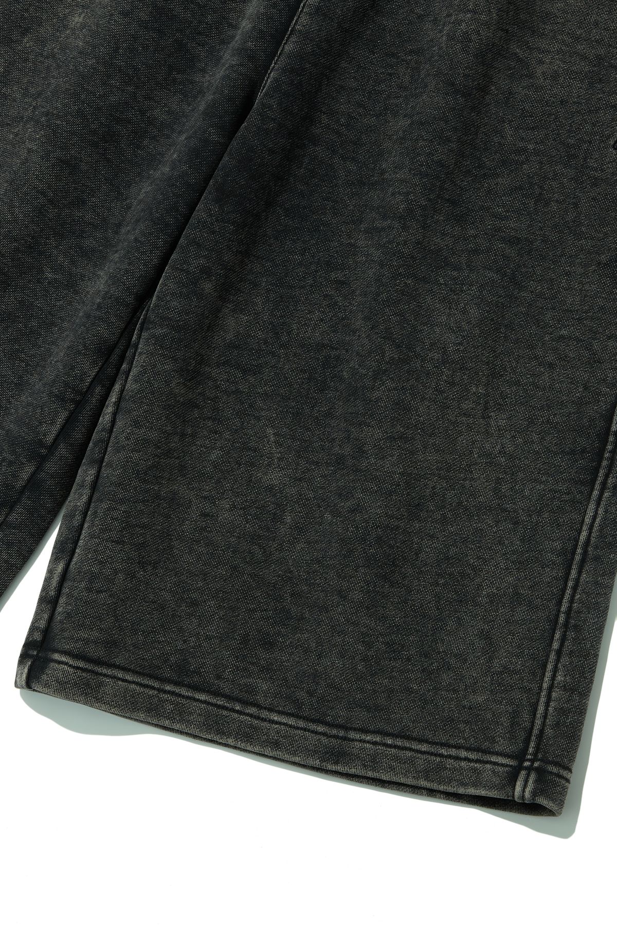 올어바웃뉴(ALL ABOUT NEW) 솔트 워싱 6부 져지 반바지 차콜 ANA2RM05ACC