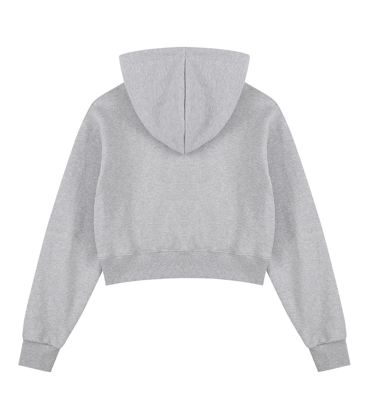 블루잉(BLUEING) SCOTCH SOLID SIMBOL CROP HOOD